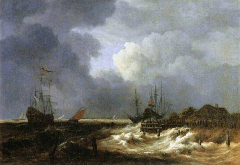 The Breakwater, Jacob Isaacksz. van Ruisdael